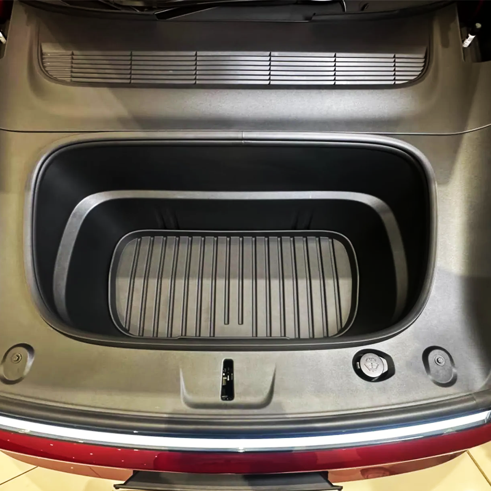 2025 TESLA Model Y Juniper Waterproof TPE Odorless Cargo Liners Floor Mats - Front + Rear Trunk Mat