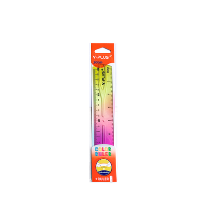 Y-Plus+ 1 Pc Unbreakable Color Ruler 20cm