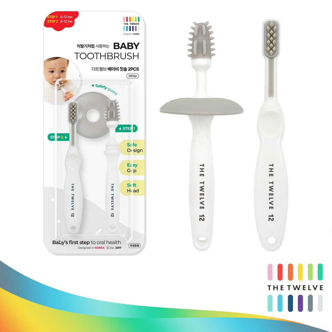 The Twelve 2 Pieces Baby Toothbrush (TT-B)