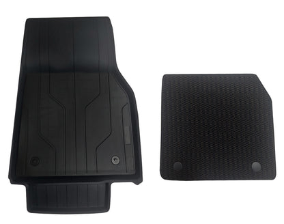 2025 TESLA Model Y Juniper Waterproof TPE Odorless Cargo Liners Floor Double Layer Mats - 1 SET (10PCS)