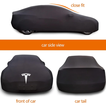 TESLA 2025|2026 Model Y Juniper Indoor and Outdoor Car Cover with Bag - Black (Outdoor)