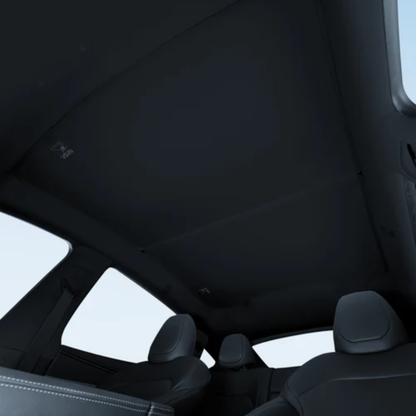 HALOBLK TESLA 2025|2026 Model Y Juniper and Model YL Foldable Roof Sunshade with Magnetic Clip - Black