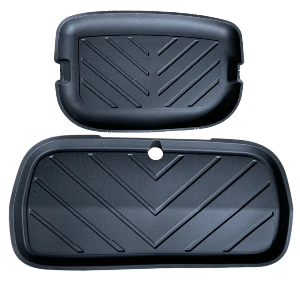 TESLA 2026 MODEL YL All-Weather Single Layer Injected Molded TPE Odorless Cargo Liners Floor Mats - 1 SET (9PCS)