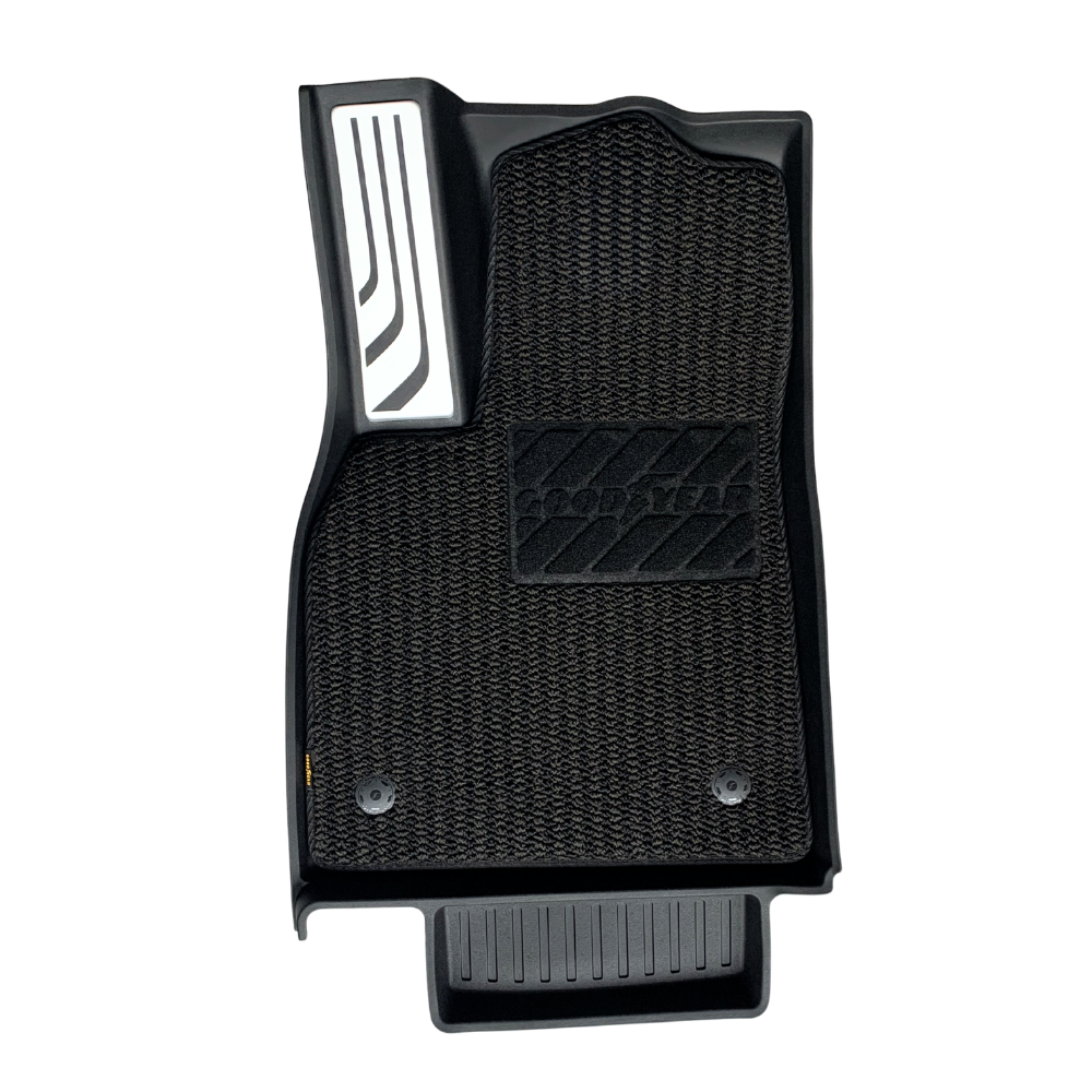 TESLA 2025-2026 MODEL Y Juniper All-Weather Double Layer Injected Molded TPE Odorless Cargo Liners Floormats - 1 SET (3PCS)