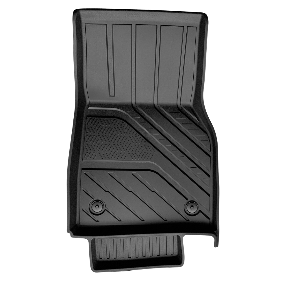 TESLA 2025-2026 MODEL Y Juniper All-Weather Single Layer Injected Molded TPE Odorless Cargo Liners Floormats - 1 SET (3PCS)