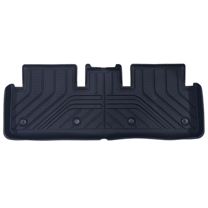 TESLA 2024-2026 MODEL 3 All-Weather Single Layer Injected Molded TPE Odorless Cargo Liners Floormats - 1 SET (3PCS)