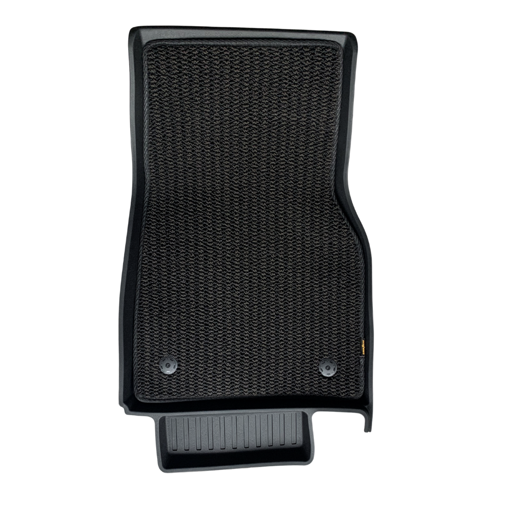 TESLA 2025-2026 MODEL Y Juniper All-Weather Double Layer Injected Molded TPE Odorless Cargo Liners Floormats - 1 SET (3PCS)