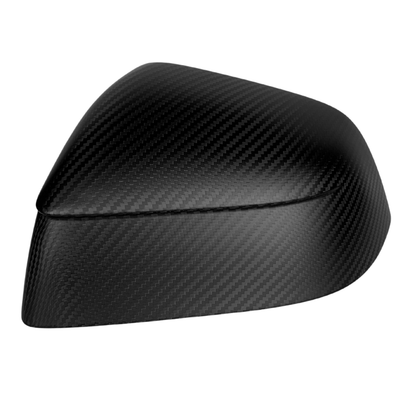 HALOBLK Carbon Fiber Side Mirror Caps for Tesla 2025-2026 Model Y Juniper - 1 SET (2PCS)