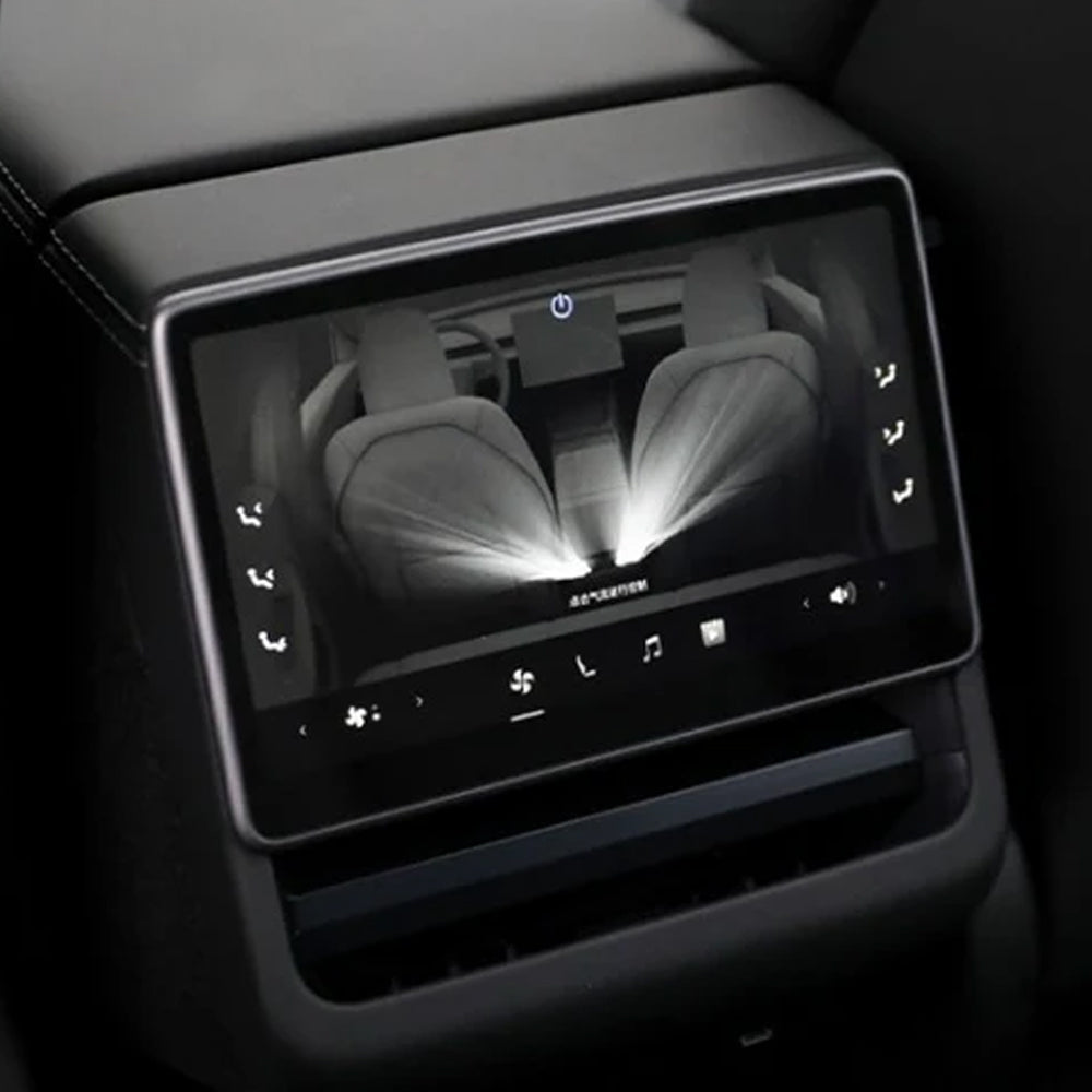 HALOBLK 16in Automobile Touch Glass Screen Pro+ Front & Rear (2026 Tesla Model Y Juniper & Model Y L - Clear)