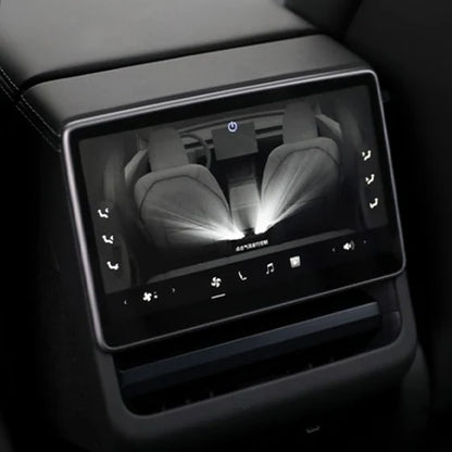 HALOBLK 16in Automobile Touch Glass Screen Pro+ Front & Rear (2026 Tesla Model Y Juniper & Model Y L - Clear)