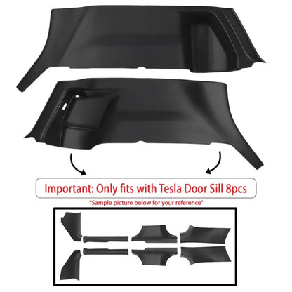 TESLA 2025 Model Y Juniper TPE Cargo Liners Rear Protective Panel on Both Side of the Trunk - 1 SET (2PCS)