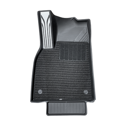 3W TESLA 2025-2026 MODEL Y Juniper All-Weather Double Layer Injected Molded TPE Odorless Cargo Liners Floormats - 1 SET (9 PCS)
