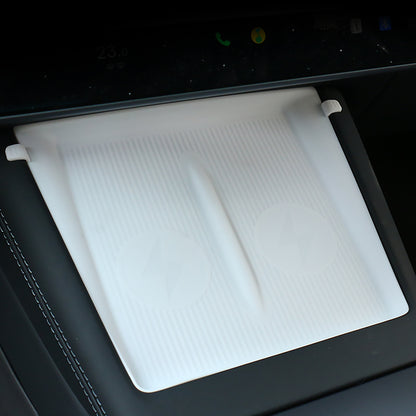 TESLA 2025 Model Y Juniper and Model 3 TPE Charging Silicone Mat - White