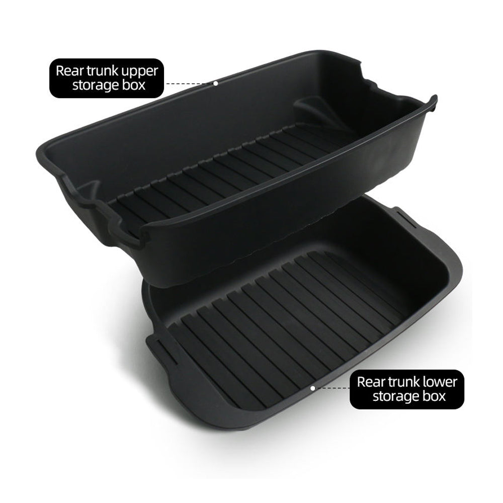 TESLA 2025 Model Y Juniper ABS Rear Trunk Double Layer Storage Tray