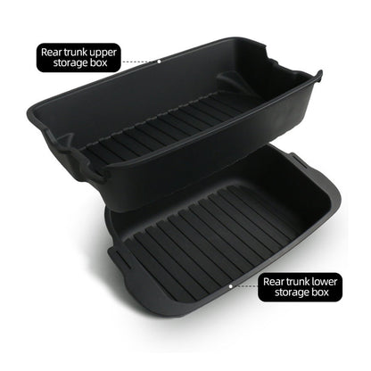 TESLA 2025 Model Y Juniper ABS Rear Trunk Double Layer Storage Tray
