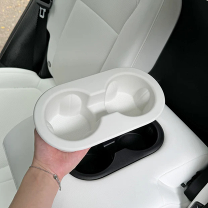 CIIYAA TESLA 2025/2026 Model Y & Model 3 Silicone Soft Rear Seat Cup Holder