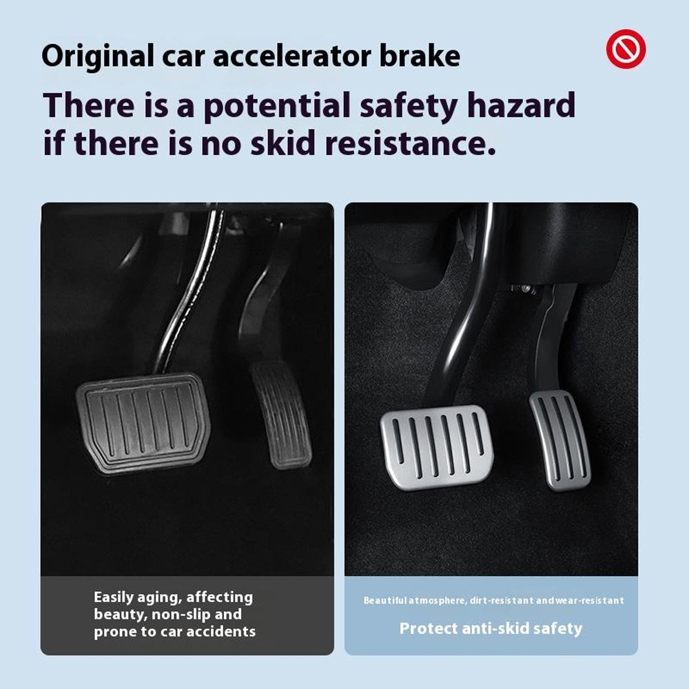 TESLA 2025 Model Y Juniper and Model 3 Anti Slip Rail Accelerator and Break Pedals
