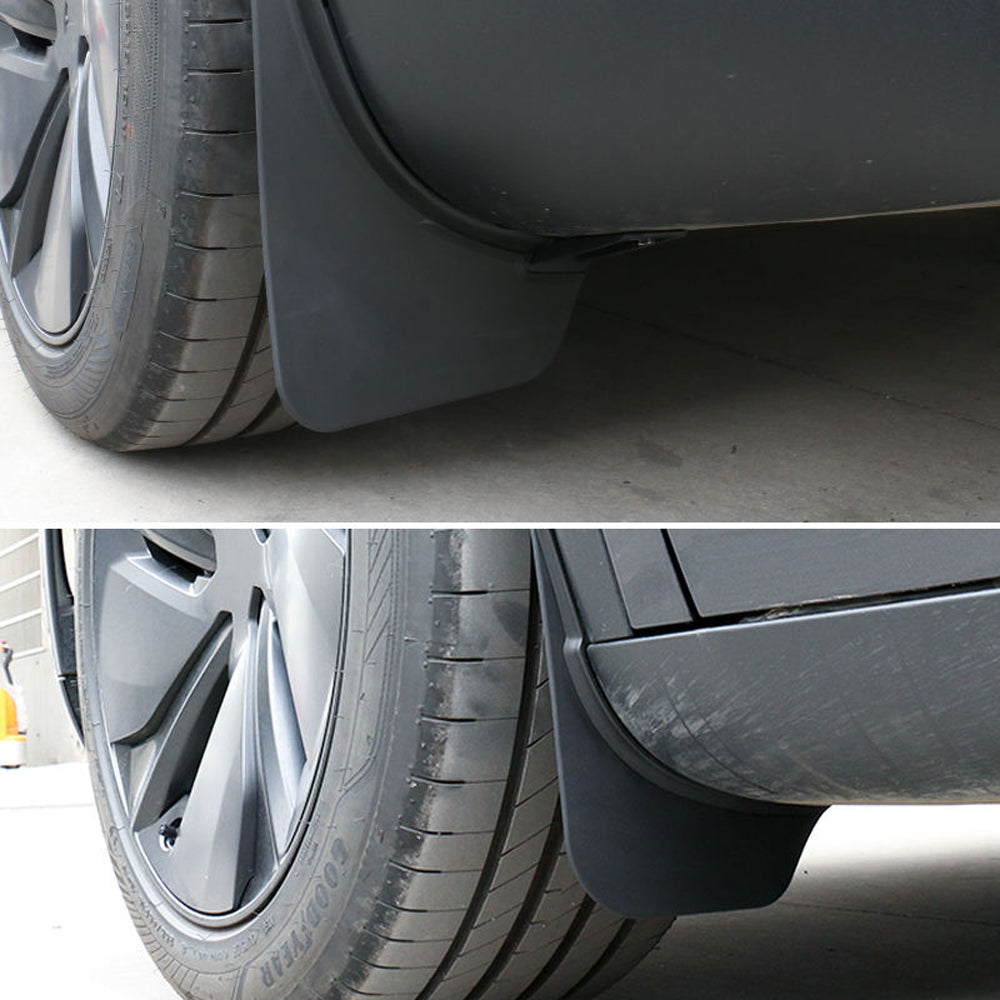 TESLA 2025 Model Y Juniper PP+TPE Front and Rear Fender Splash Guard - 1SET(4PCS.)