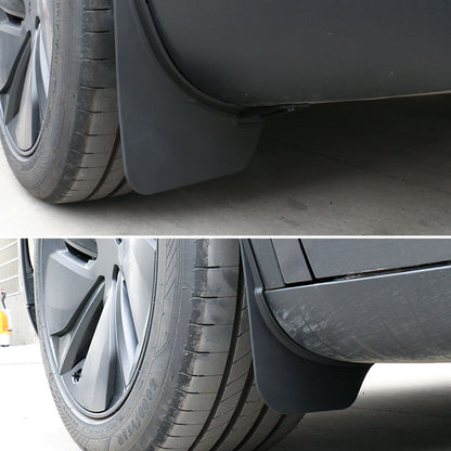 TESLA 2025 Model Y Juniper PP+TPE Front and Rear Fender Splash Guard - 1SET(4PCS.)