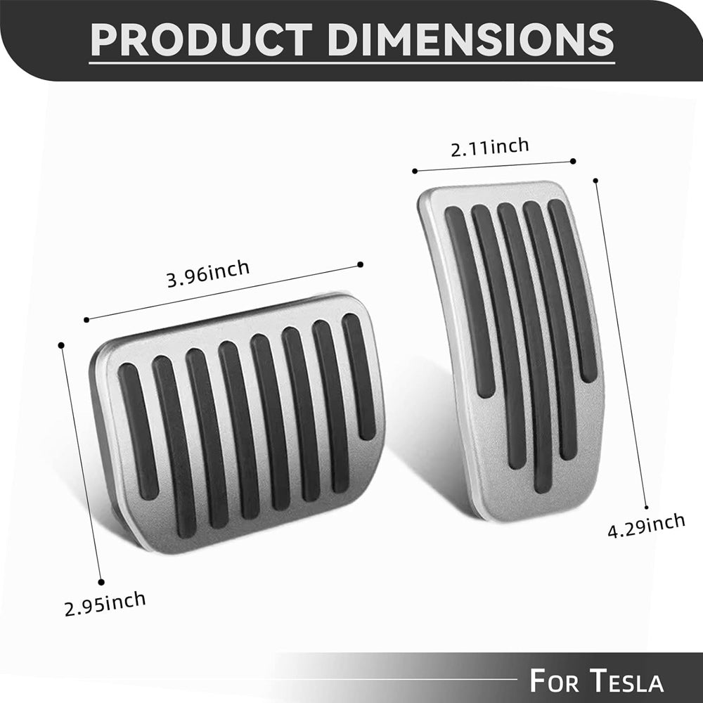 TESLA 2025 Model Y Juniper and Model 3 Anti Slip Rail Accelerator and Break Pedals
