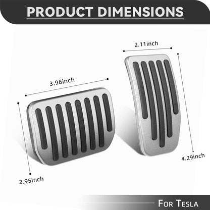 TESLA 2025 Model Y Juniper and Model 3 Anti Slip Rail Accelerator and Break Pedals