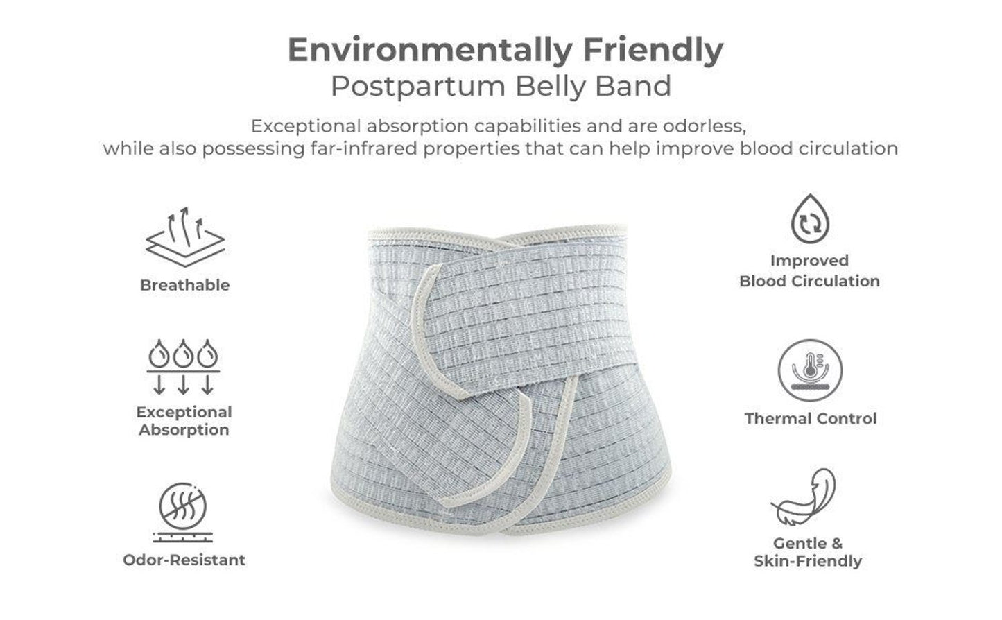 MOOIMOM Bamboo Postpartum Belly Band