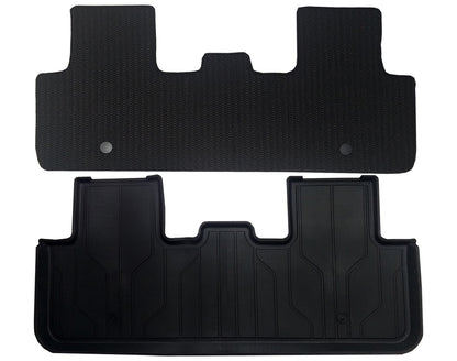 2025 TESLA Model Y Juniper Waterproof TPE Odorless Cargo Liners Floor Double Layer Mats - 1 SET (10PCS)