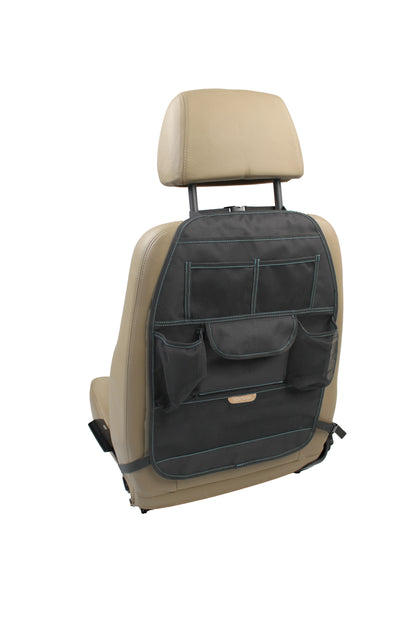 EZIMOOV Travel Plus Eco Designed Car Seat Organizer & Protector