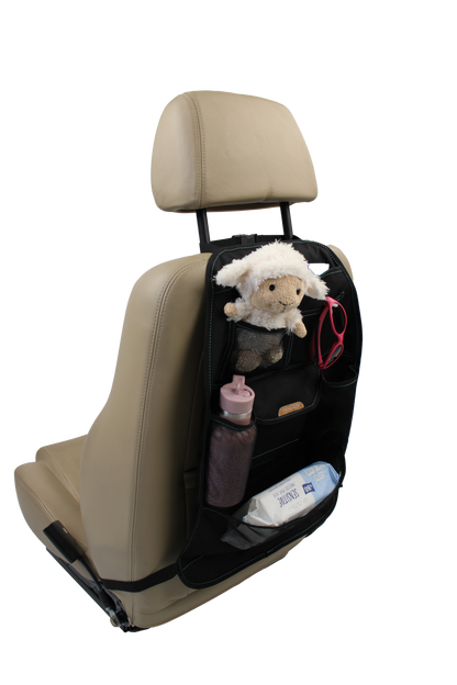 EZIMOOV Travel Plus Eco Designed Car Seat Organizer & Protector