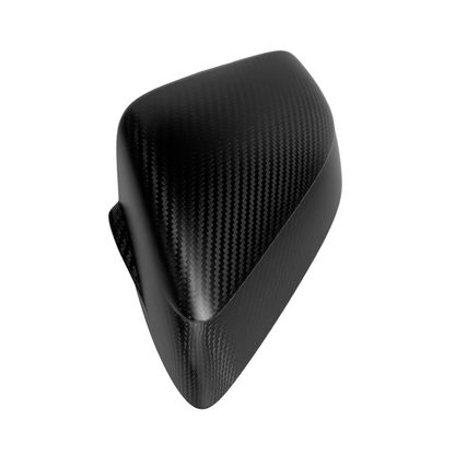 HALOBLK Carbon Fiber Side Mirror Caps for Tesla 2025-2026 Model Y Juniper - 1 SET (2PCS)