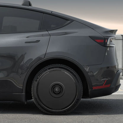 HALODISC 2 Replacement Wheel Covers for Tesla Model Y and Model 3丨19" RTP - Black (1 Piece)