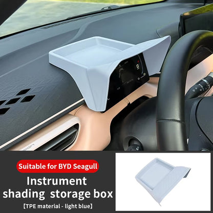 BYD Seagull Car TPE Panel Blackout Cover Organizer - Light blue