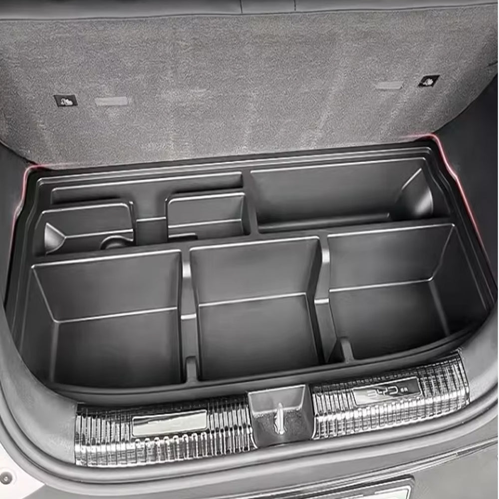 BYD Seagull 2023-2024 ABS Plastic Detachable Multi-Purpose Trunk Storage (Black)