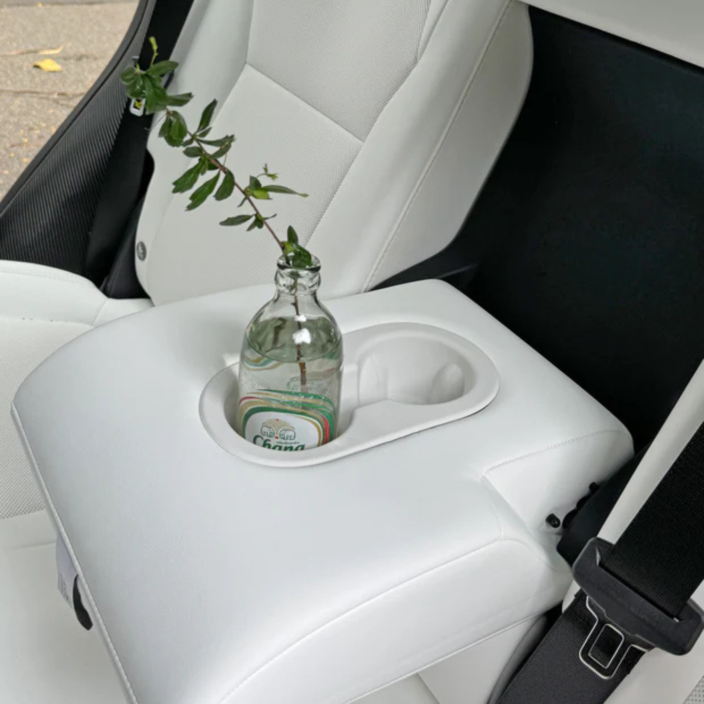 CIIYAA TESLA 2025/2026 Model Y & Model 3 Silicone Soft Rear Seat Cup Holder