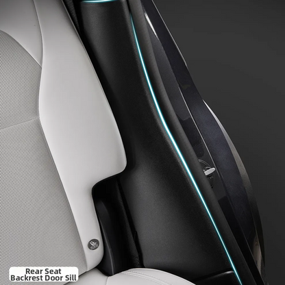 3W Tesla 2025-2026 Model Y Juniper Car Interior Front and Rear Full Door Sill Protection - 1 SET (4PCS)