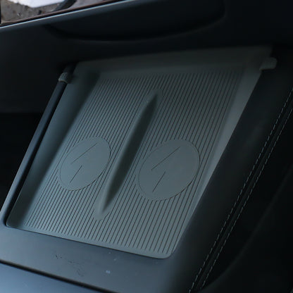 TESLA 2025 Model Y Juniper and Model 3 TPE Charging Silicone Mat - Grey