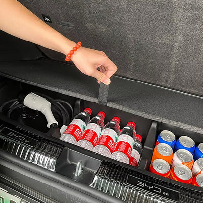 BYD Seagull 2023-2024 ABS Plastic Detachable Multi-Purpose Trunk Storage (Black)