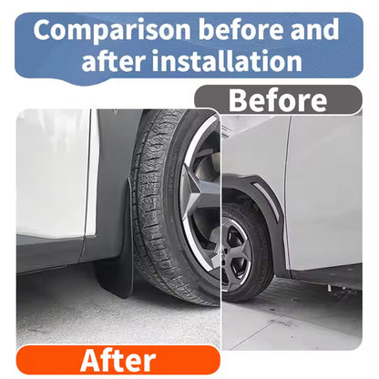 BYD Seagull Front and Rear Scratch Resistant Mudguard 1 Set - BLACK