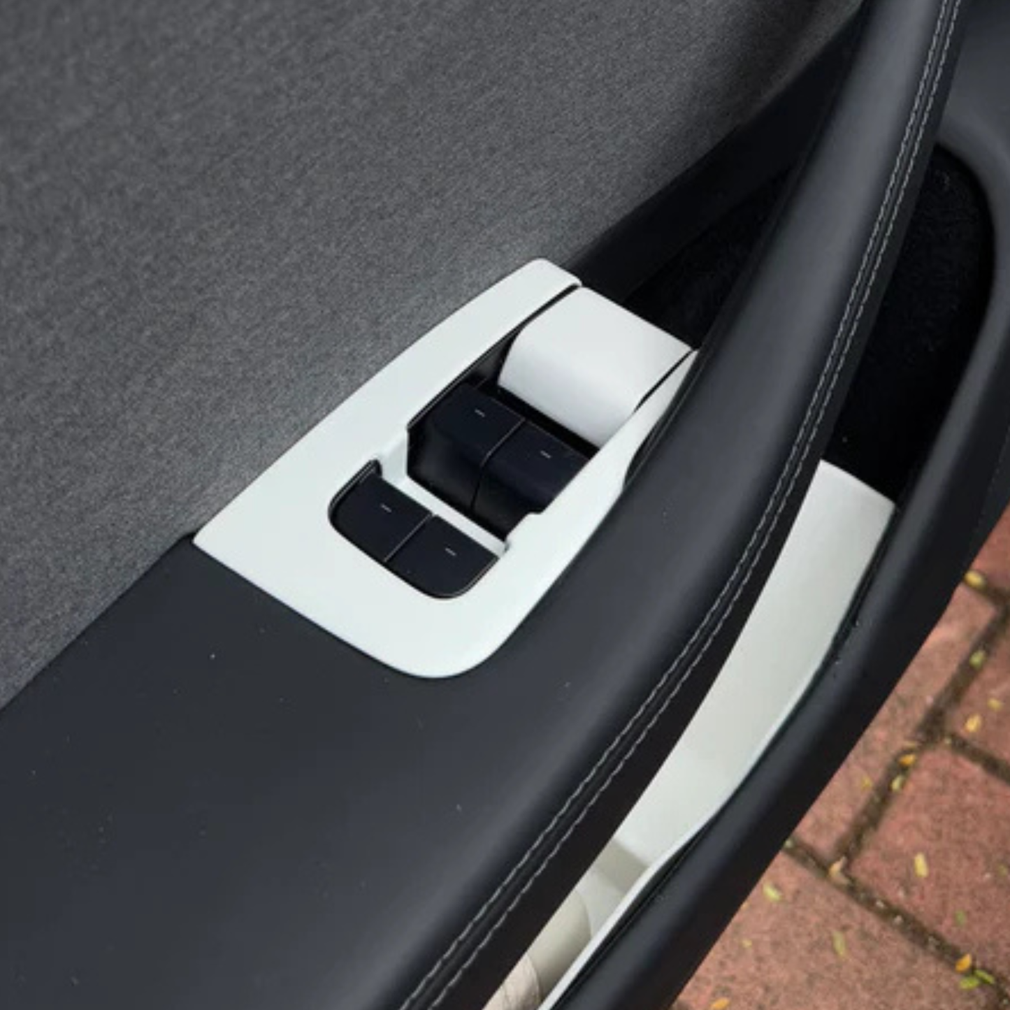 CIIYAA TESLA Model Y | Model 3| Model YL Interior Accessories ABS PureDeco Window Button Cover