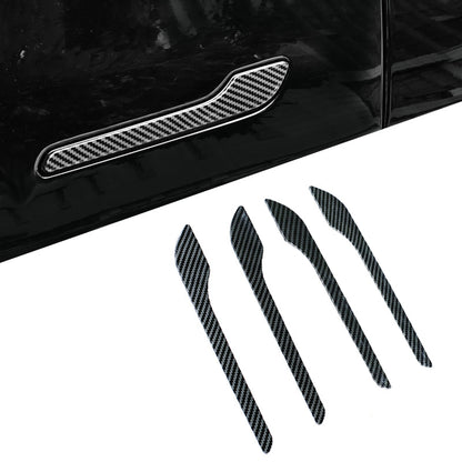 TESLA 2025 Model Y Juniper and Model 3 ABS Adhesive Carbon Fiber Door Handle Sticker