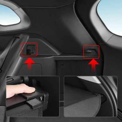 BYD Sealion 6 Retractable Carbon Fiber Trunk Cover - Black