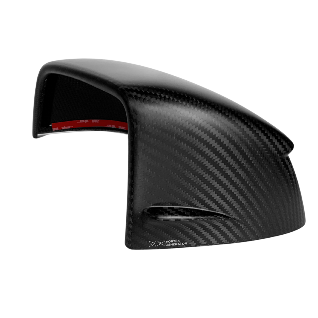 HALOBLK Carbon Fiber Side Mirror Caps for Tesla 2025-2026 Model Y Juniper - 1 SET (2PCS)