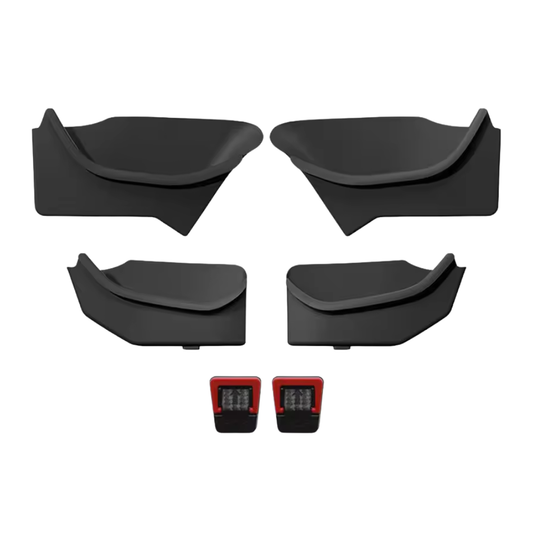 TESLA 2026 Model YL Front and Rear Side Door Storage with Emergency Handle Covers - 1 SET (4PCS)