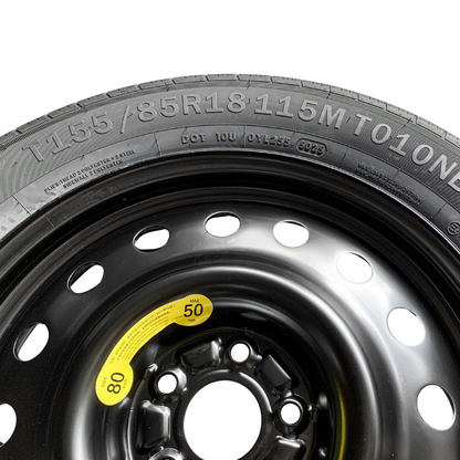 Donut Tire for Tesla Model 3 | Y | YL, 155/85R18 with Heavy Duty Carrying Bag