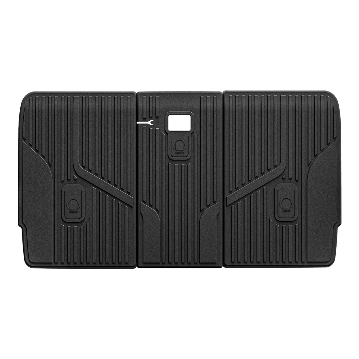 3W TESLA 2025-2026 MODEL Y Juniper All-Weather Double Layer Injected Molded TPE Odorless Cargo Liners Floormats - 1 SET (9 PCS)