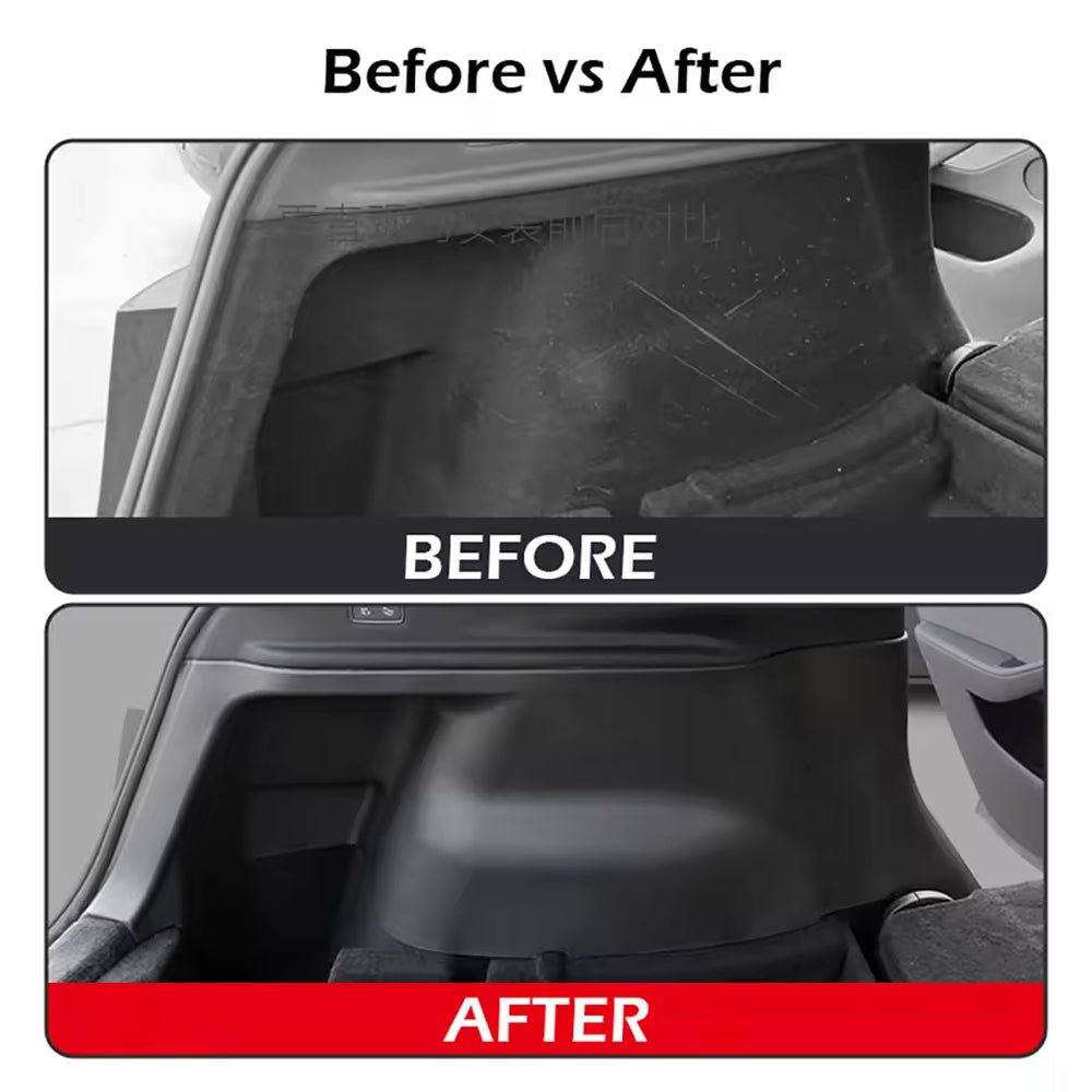 TESLA 2025 Model Y Juniper TPE Cargo Liners Rear Protective Panel on Both Side of the Trunk - 1 SET (2PCS)