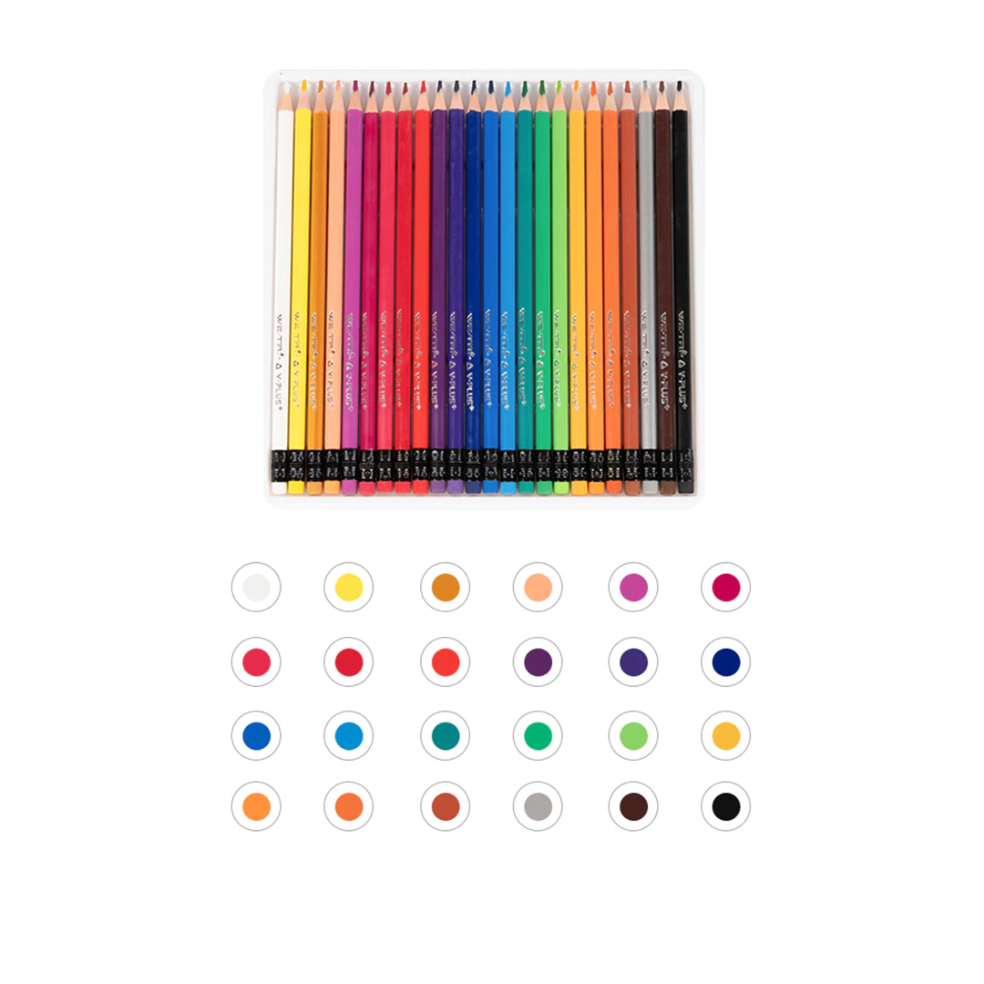 Y-Plus+ WE-TRI Erasable Colour Pencil