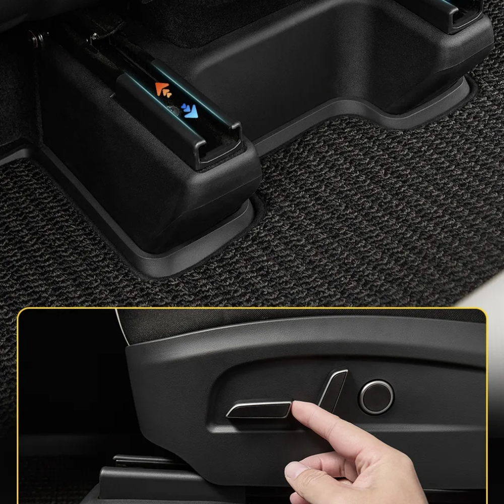 3W TESLA 2025|2026 Model Y Juniper TPE Underseat Corner Protection 1 SET (5PCS)