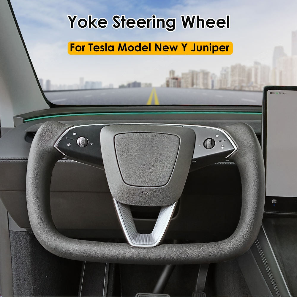 Tesla 2025 Model Y Juniper Yoke Steering Wheel