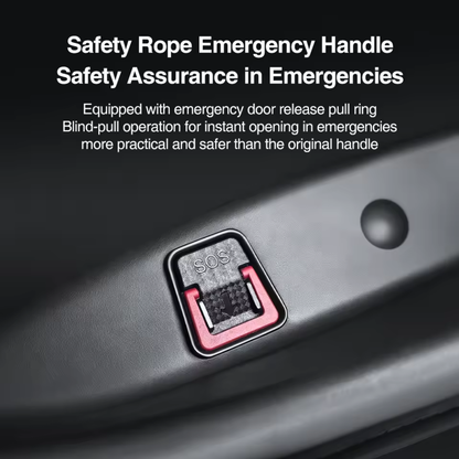 TESLA 2026 Model YL Front and Rear Side Door Storage with Emergency Handle Covers - 1 SET (4PCS)